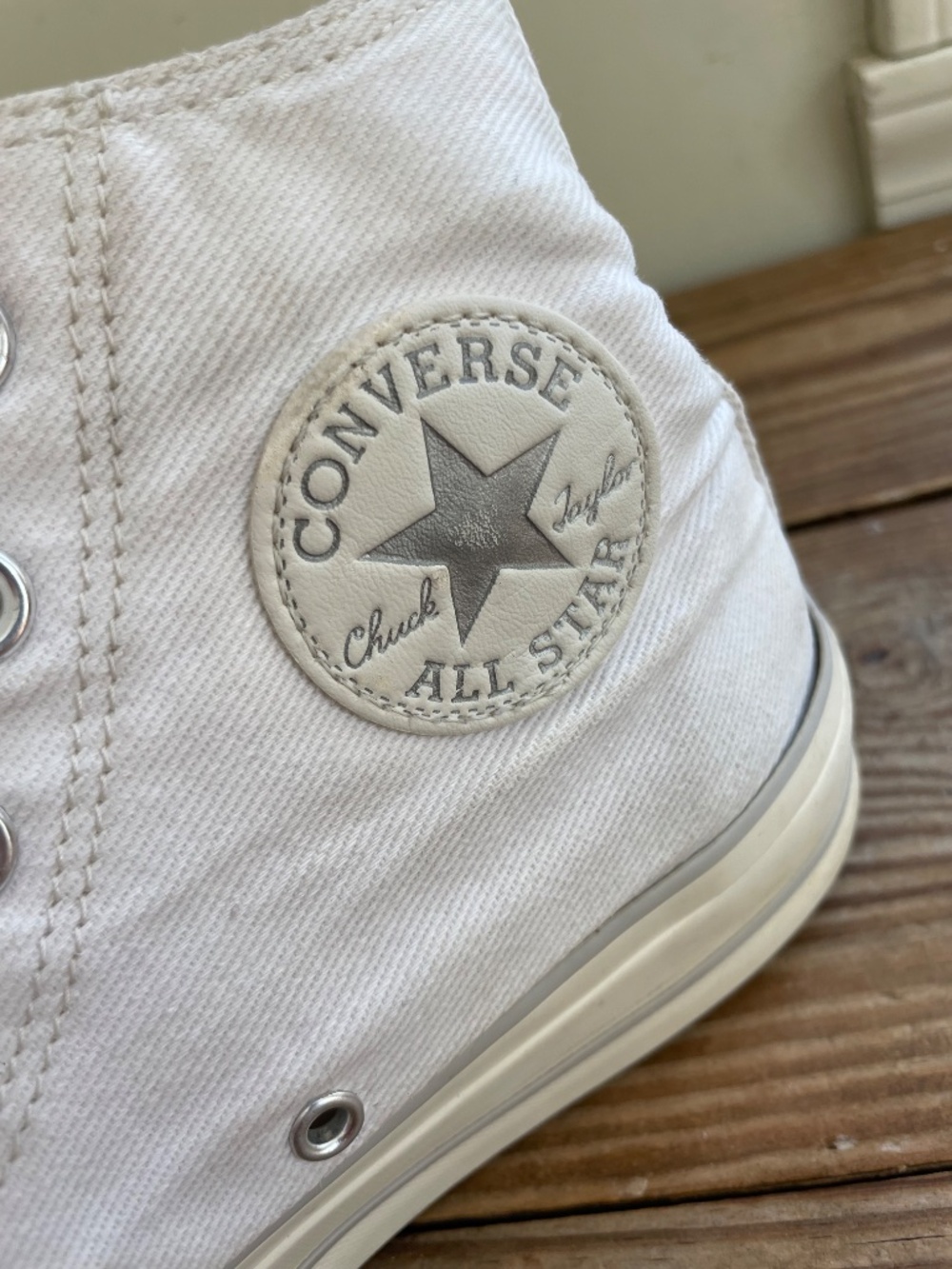 Converse All Stars | White Platform High tops size 7.5 - Picture 12 of 16